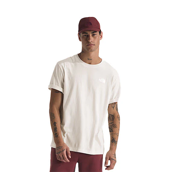 The North Face Evolution Box Fit T-Shirt White Dune - Image 2