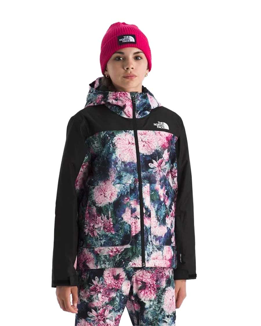 The North Face Kids' Freedom Ins Jacket Pale Blossom Frozen Floral 2026 - Image 2