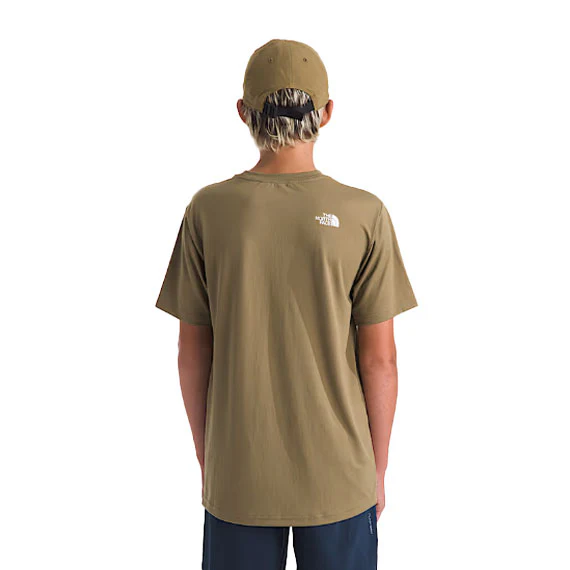 The North Face Kids' New 24/7 Short Sleeve T-Shirt Cedar - Image 2