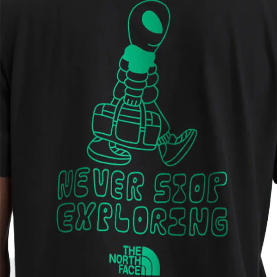 The North Face Men's Celestial Drift T-Shirt TNF Black - Image 3