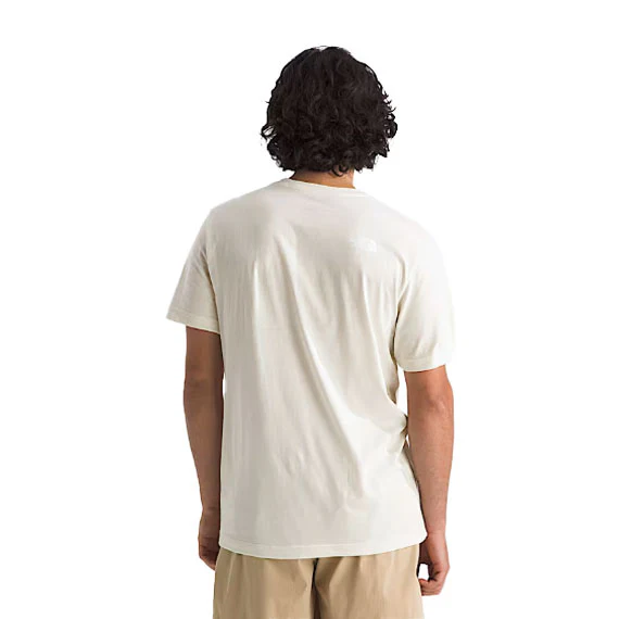 The North Face Men's Woodland Wanderer T-Shirt White Dune - Image 2