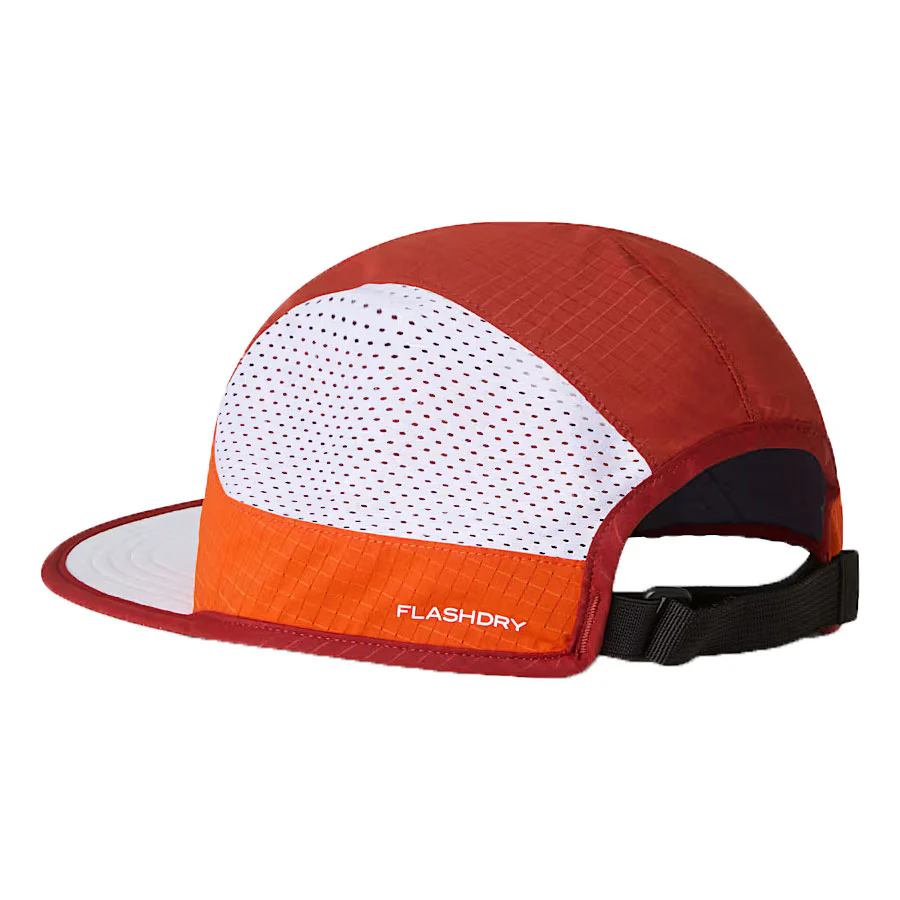 The North Face Summer LT Run Hat Iron Clay/Pearl Stone/Lava Red - Image 2