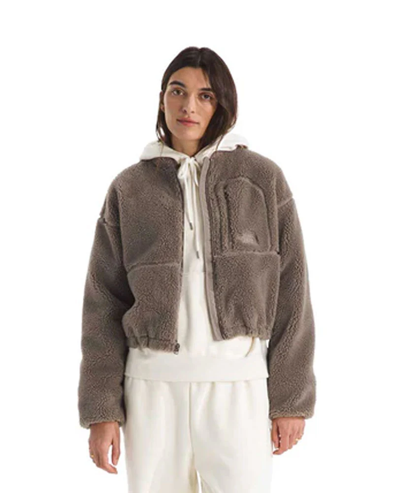 The North Face Women's Extreme Pile 2 Full Zip Jacket Mocha Brown 2026 - Image 2