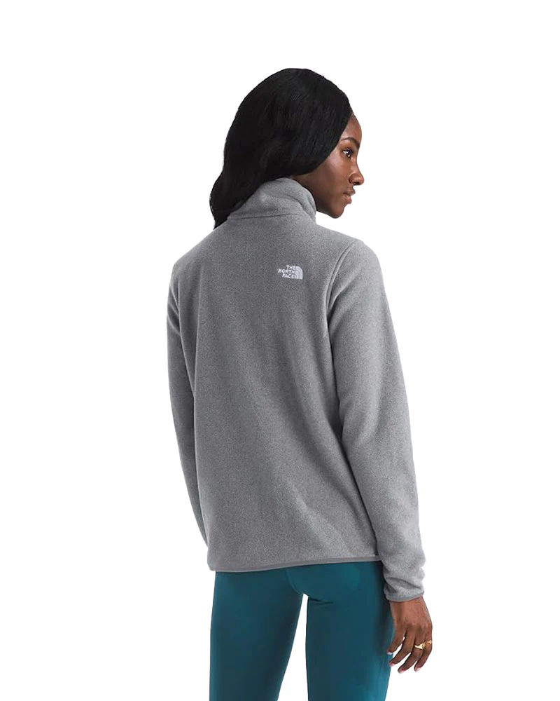 The North Face Women's Glacier Fleece ½ Zip Jacket Grey Htr/Black 2026 - Image 2
