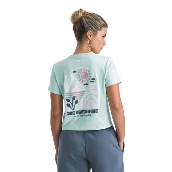 The North Face Women's Sun Short-Sleeve Cutie T-Shirt Opal Frost - Image 3