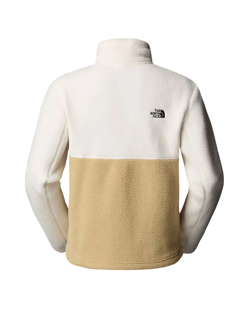 The North Face Women's Yumiori ¼ Zip Khaki/White Dune/Brown 2026 - Image 2