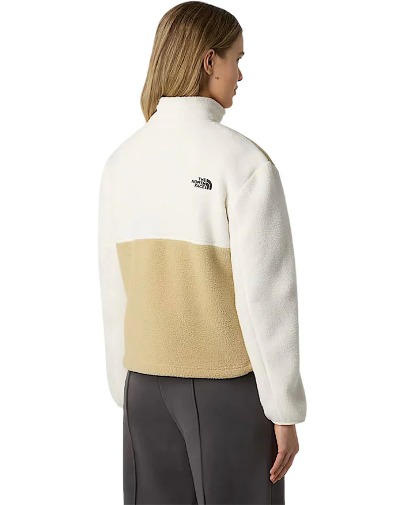 The North Face Women's Yumiori ¼ Zip Khaki/White Dune/Brown 2026 - Image 3