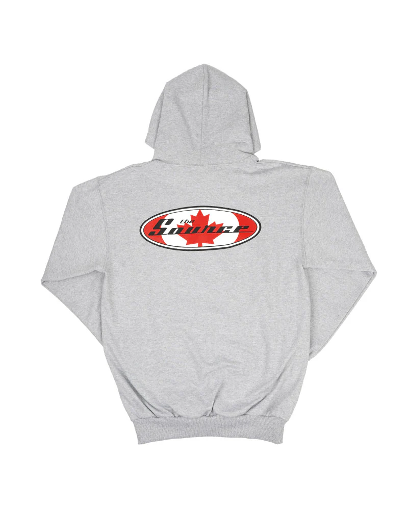 The Source 2000 OG Leaf Hoodie Heather Grey - Image 2