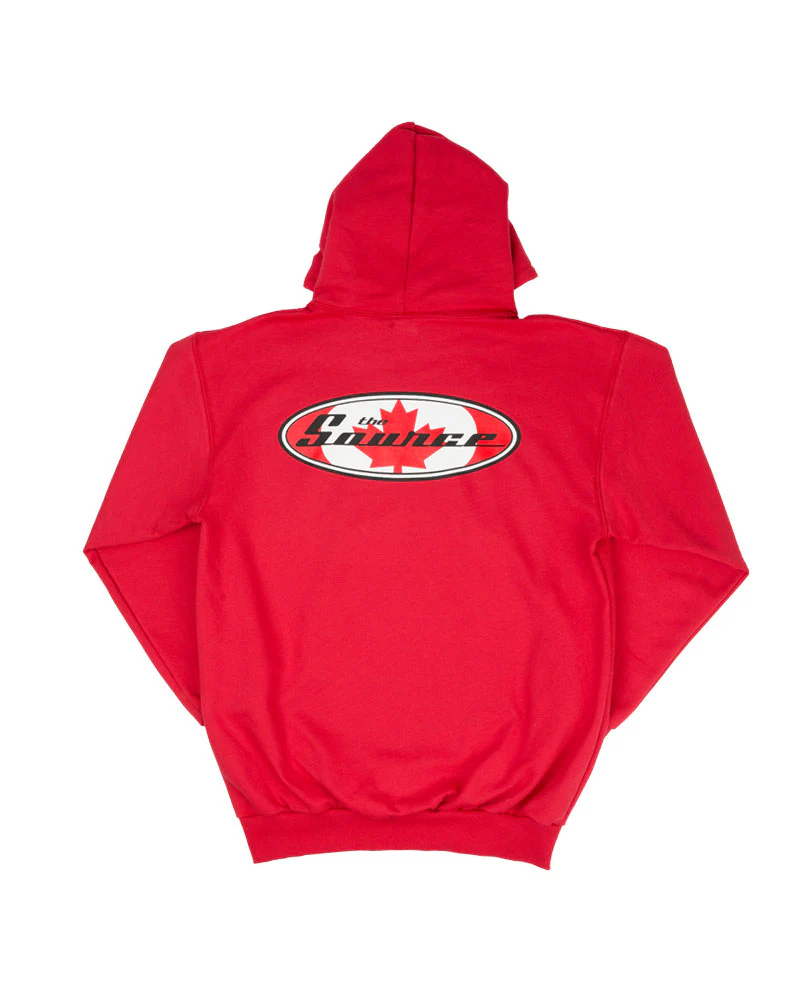 The Source 2000 OG Leaf Hoodie Red - Image 2