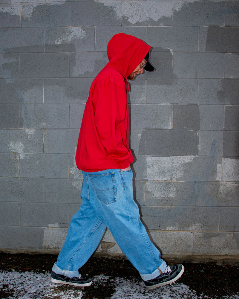 The Source 2000 OG Leaf Hoodie Red - Image 4