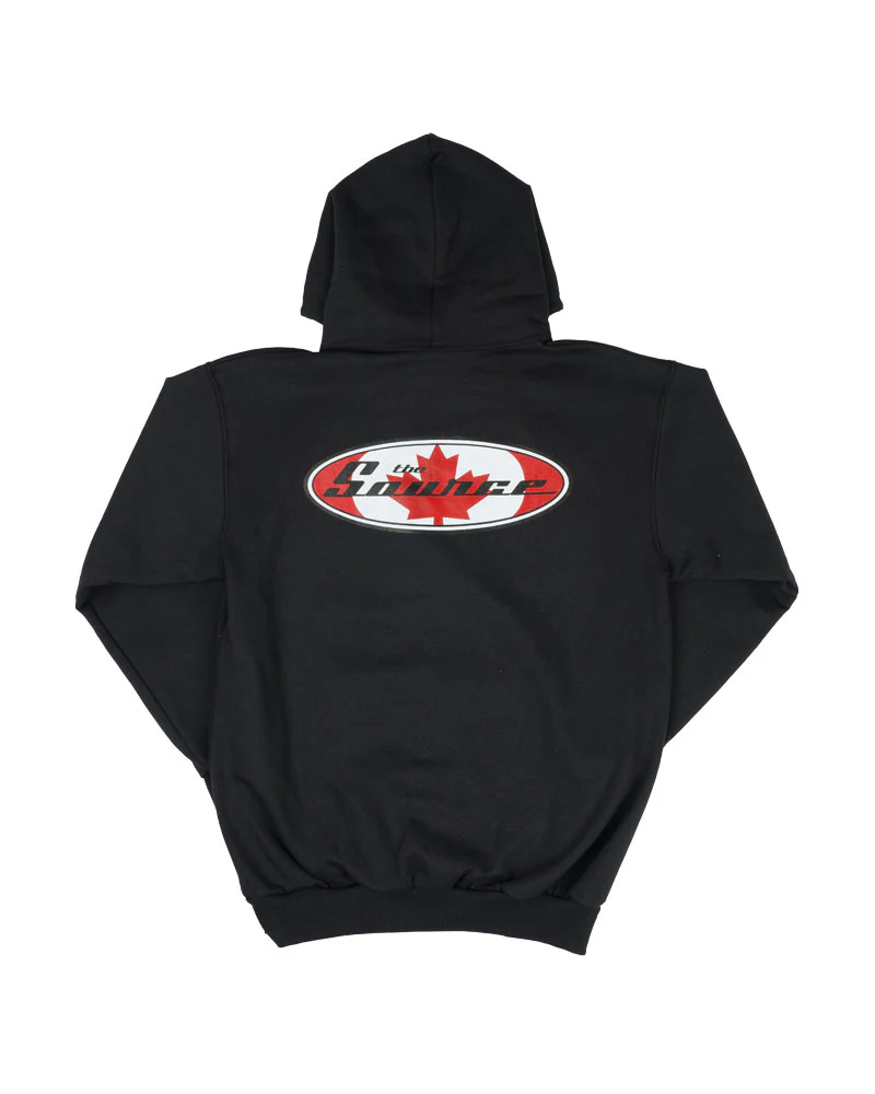 The Source 2000 OG Leaf Hoodie Black - Image 2