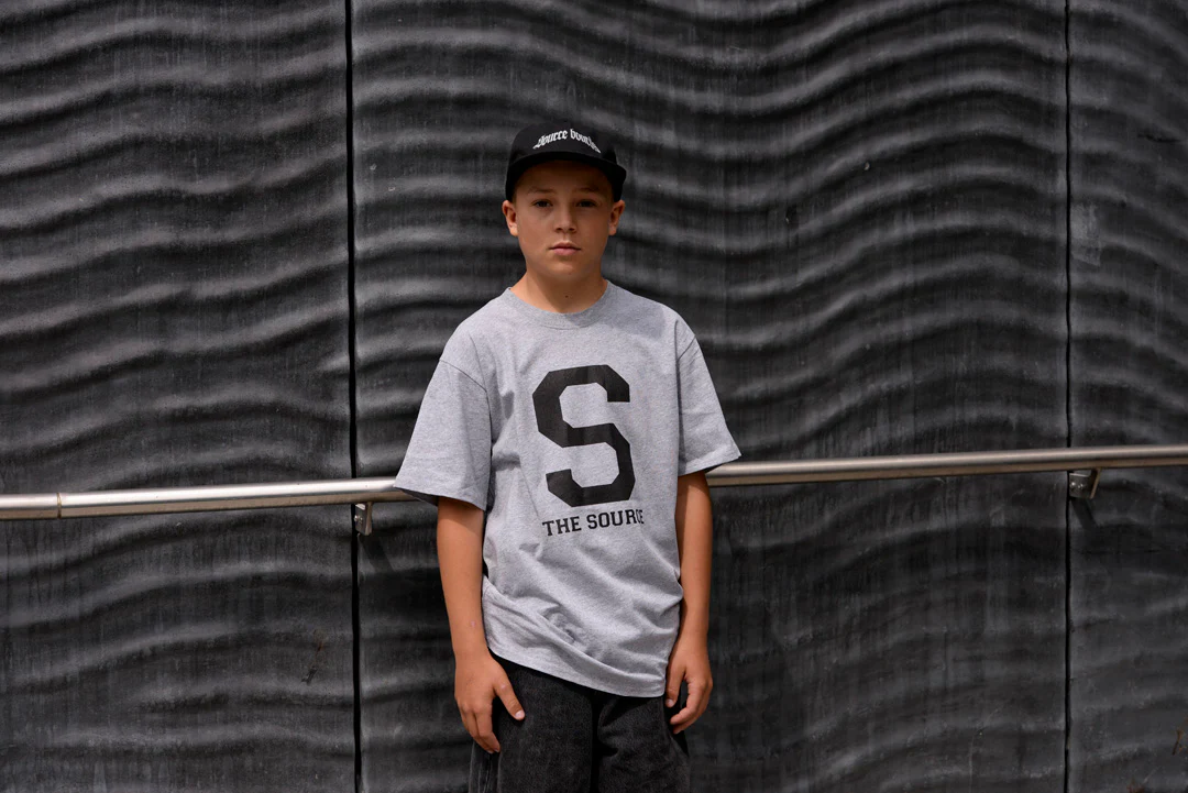 The Source Kids' S Block T-Shirt Heather Grey - Image 3
