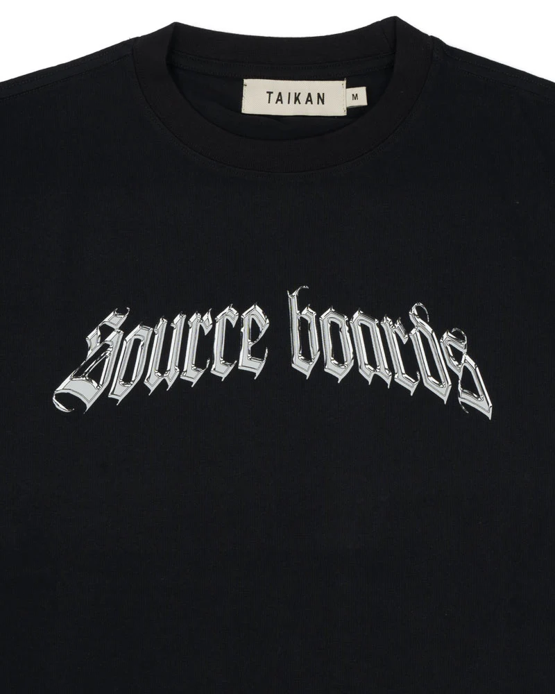 The Source Liquid Metal T-Shirt Omen Black - Image 2