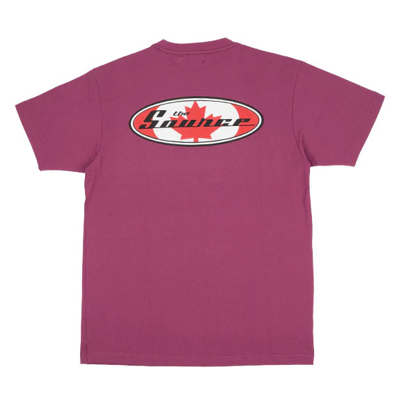 The Source OG Leaf T-Shirt Ruby - Image 2