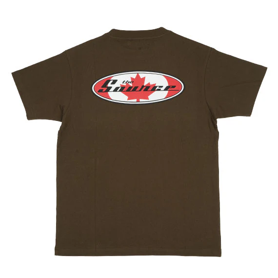 The Source OG Leaf T-Shirt Tantric Chocolate Merde - Image 2