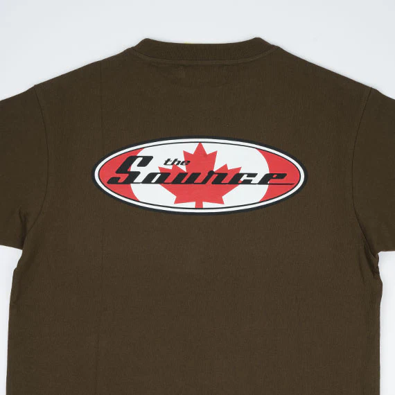 The Source OG Leaf T-Shirt Tantric Chocolate Merde - Image 3