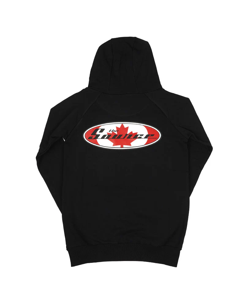 The Source Women's Leaf Long Pullover Hoodie Black - Image 2