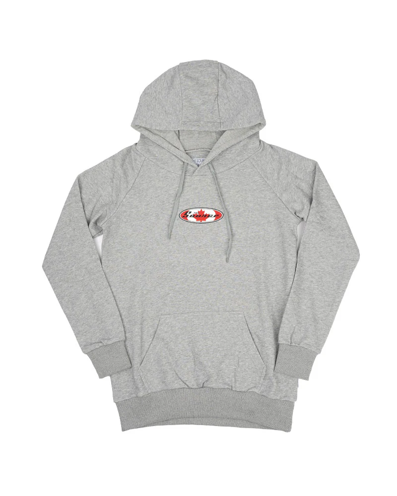 The Source Women's Leaf Long Pullover Hoodie Heather Grey