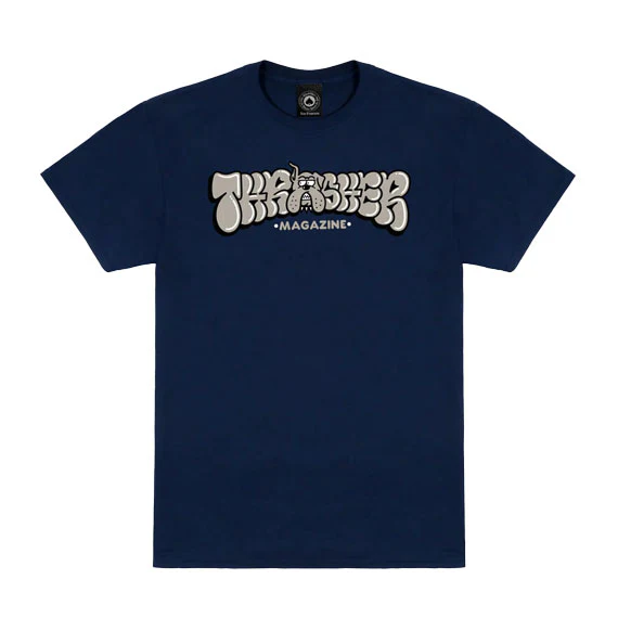 Thrasher Bully T-Shirt - Navy