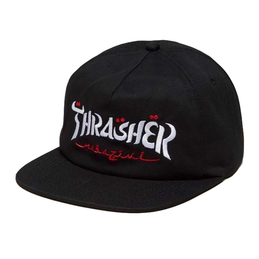 Thrasher Calligraphy Cap Black