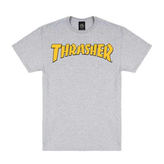Thrasher Cover Logo T-Shirt - Ash Grey