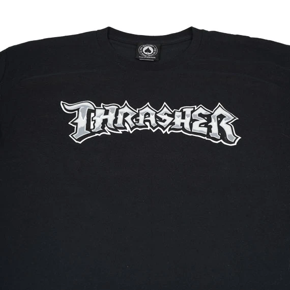 Thrasher Cruisin' T-Shirt Black - Image 2