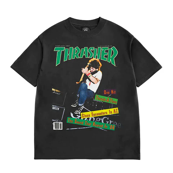 Thrasher February 1987 Vintage T-Shirt Black
