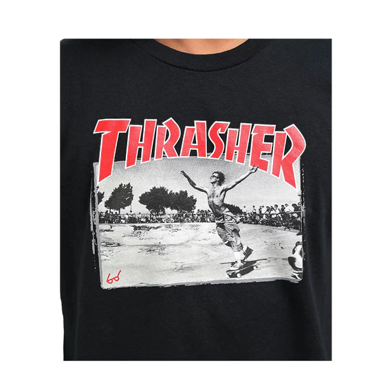 Thrasher Jake Dish T-Shirt - Black - Image 2