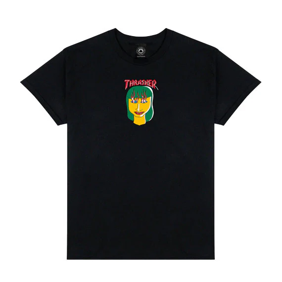 Thrasher Talk Shit By Gonz T- Shirt - Black