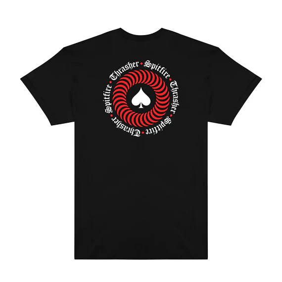 Thrasher X Spitfire The End Oath T-Shirt Black