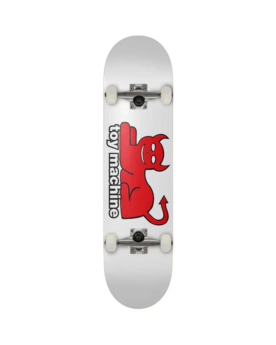 Toy Machine Devil Cat White Complete 8.0"