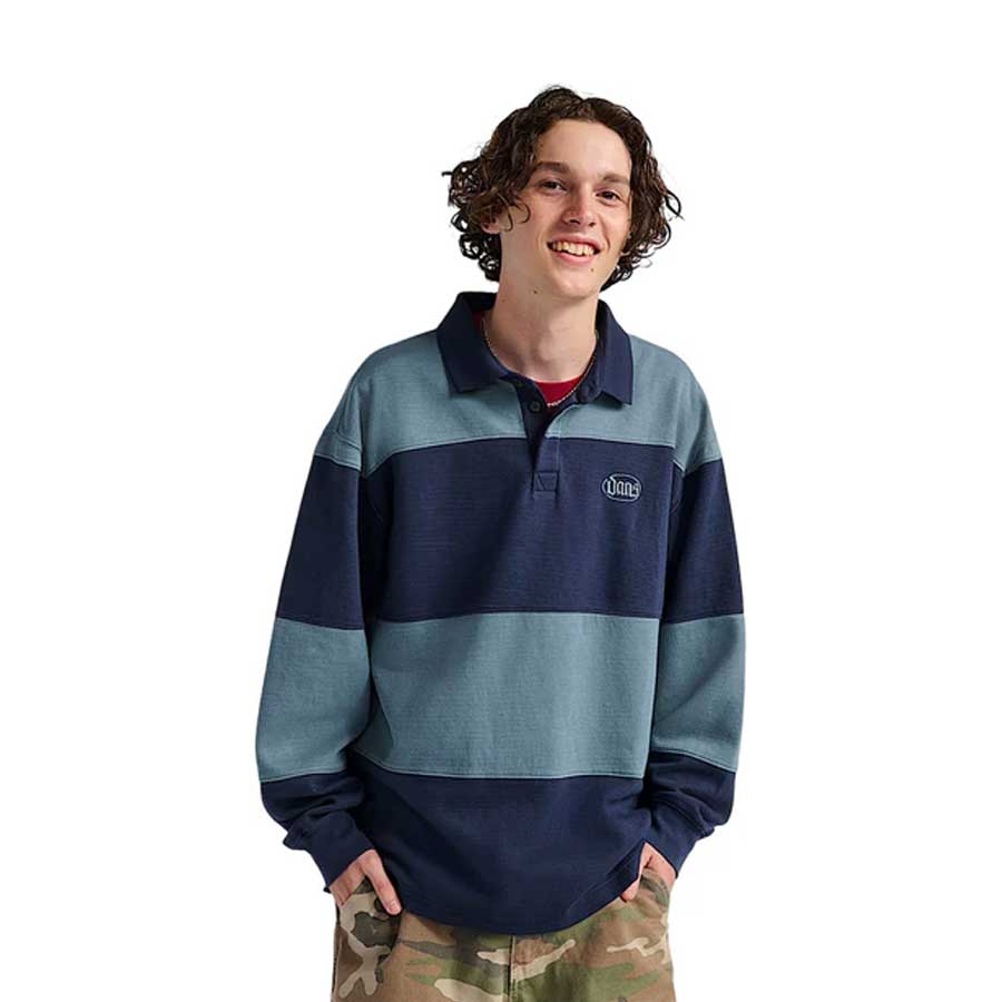 Vans Bowman Rugby Long Sleeve Parisian Night - Image 2