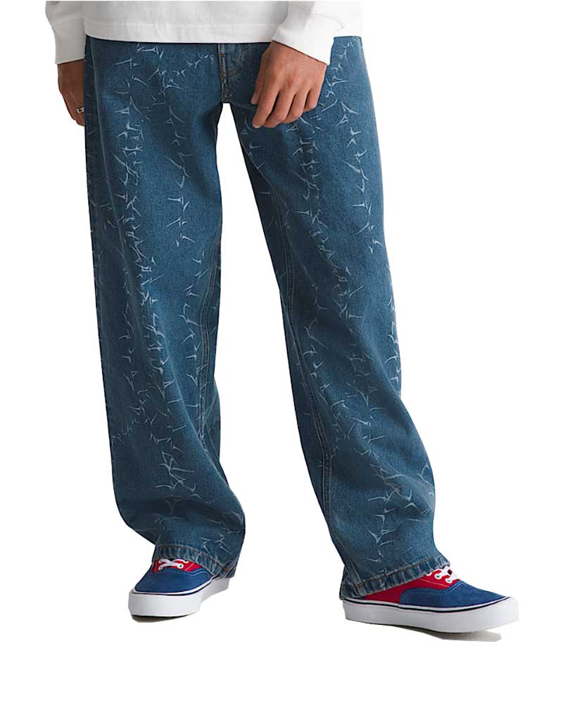 Vans Check-5 Baggy Denim Prickler Pants Vintage Indigo - Image 3
