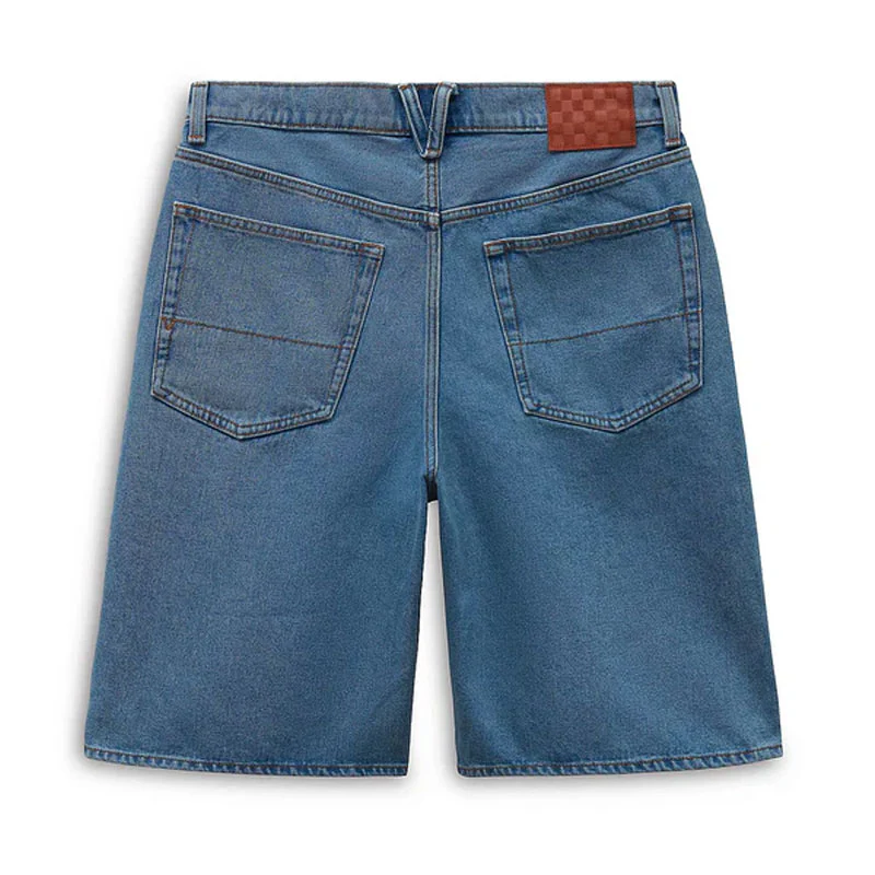 Vans Check-5 Baggy Denim Short Stonewash Blue - Image 2
