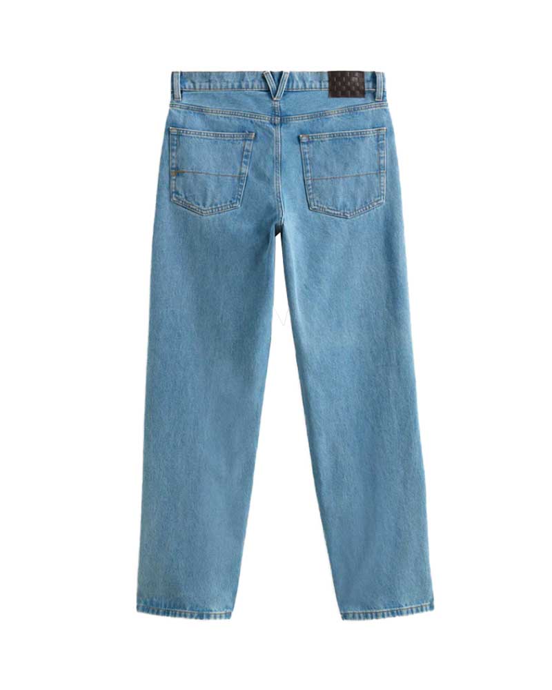 Vans Check-5 Loose Denim Pant Stonewash Blue - Image 2