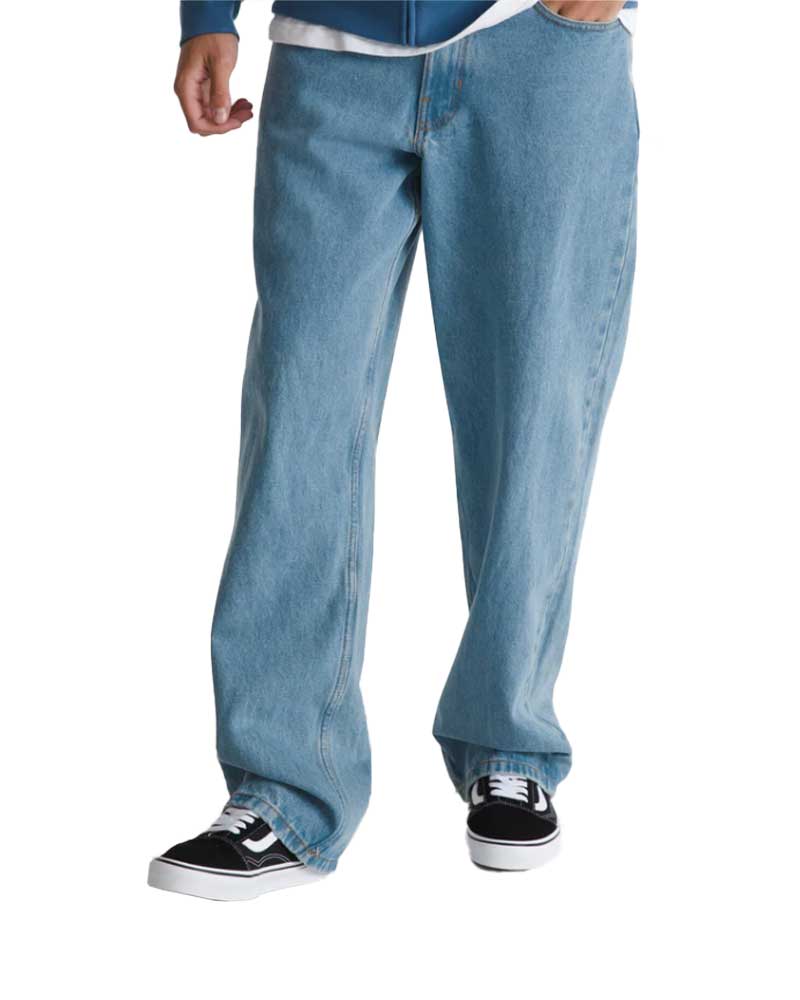 Vans Check-5 Loose Denim Pant Stonewash Blue - Image 3