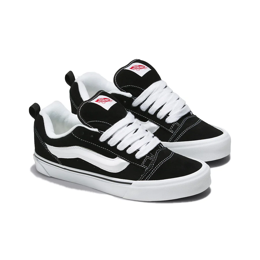 Vans Knu Skool - Black/True White - Image 3