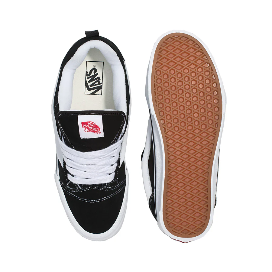 Vans Knu Skool - Black/True White - Image 4