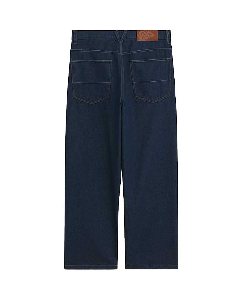 Vans Lx Check-5 Loose Denim Pants Dark Rinse - Image 2