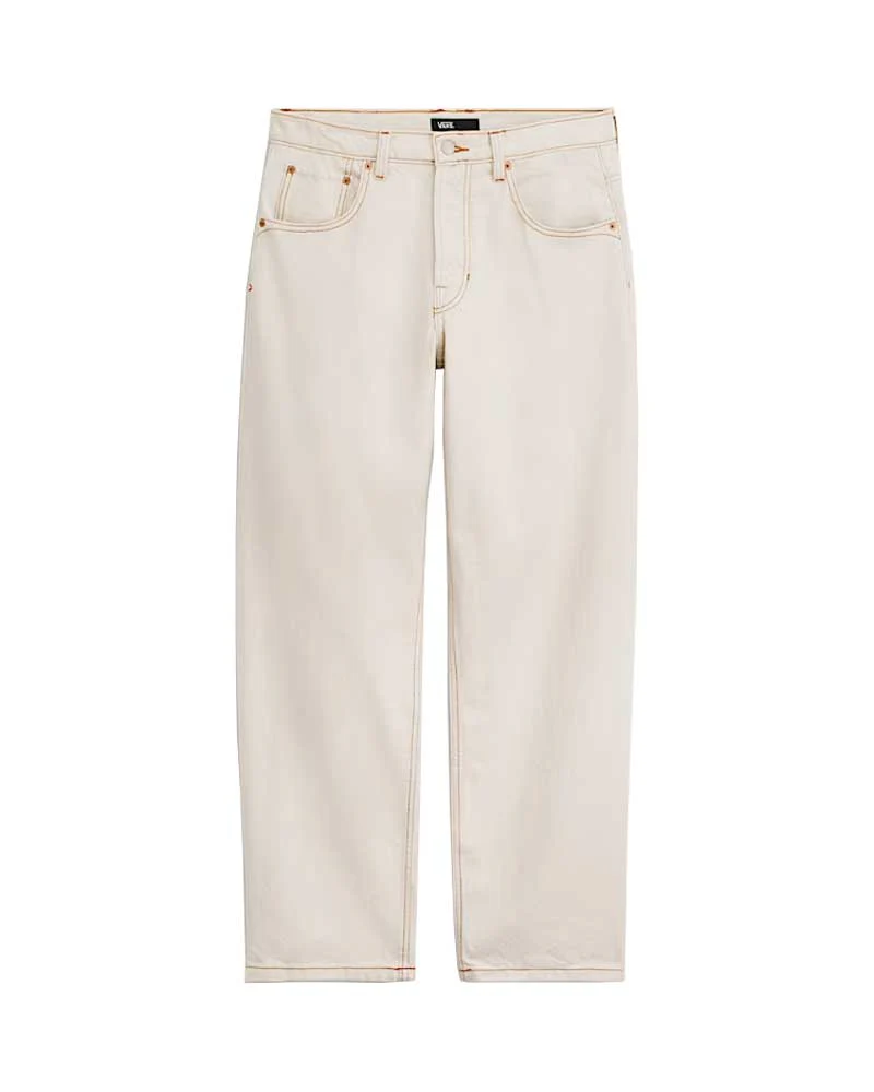 Vans Lx Check-5 Loose Denim Pants Natural Seed