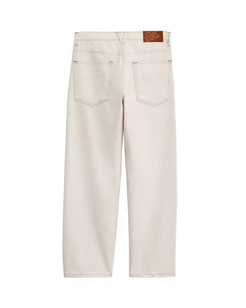 Vans Lx Check-5 Loose Denim Pants Natural Seed - Image 2