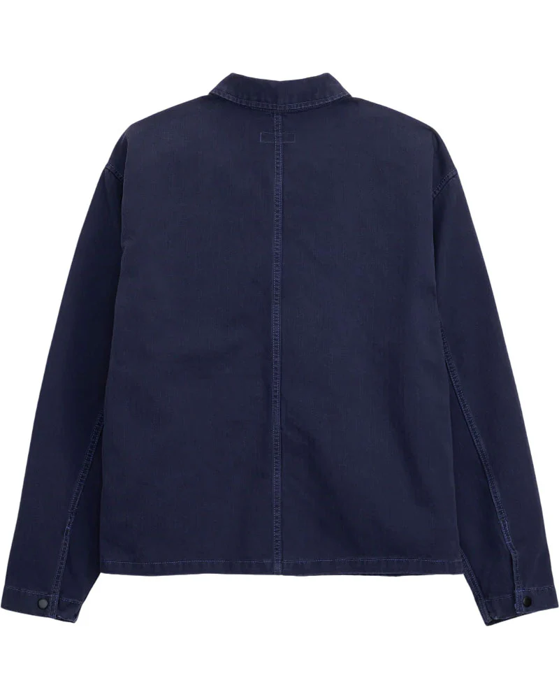 Vans Lx Washed Overdye Long Sleeve Woven Deep Indigo - Image 2