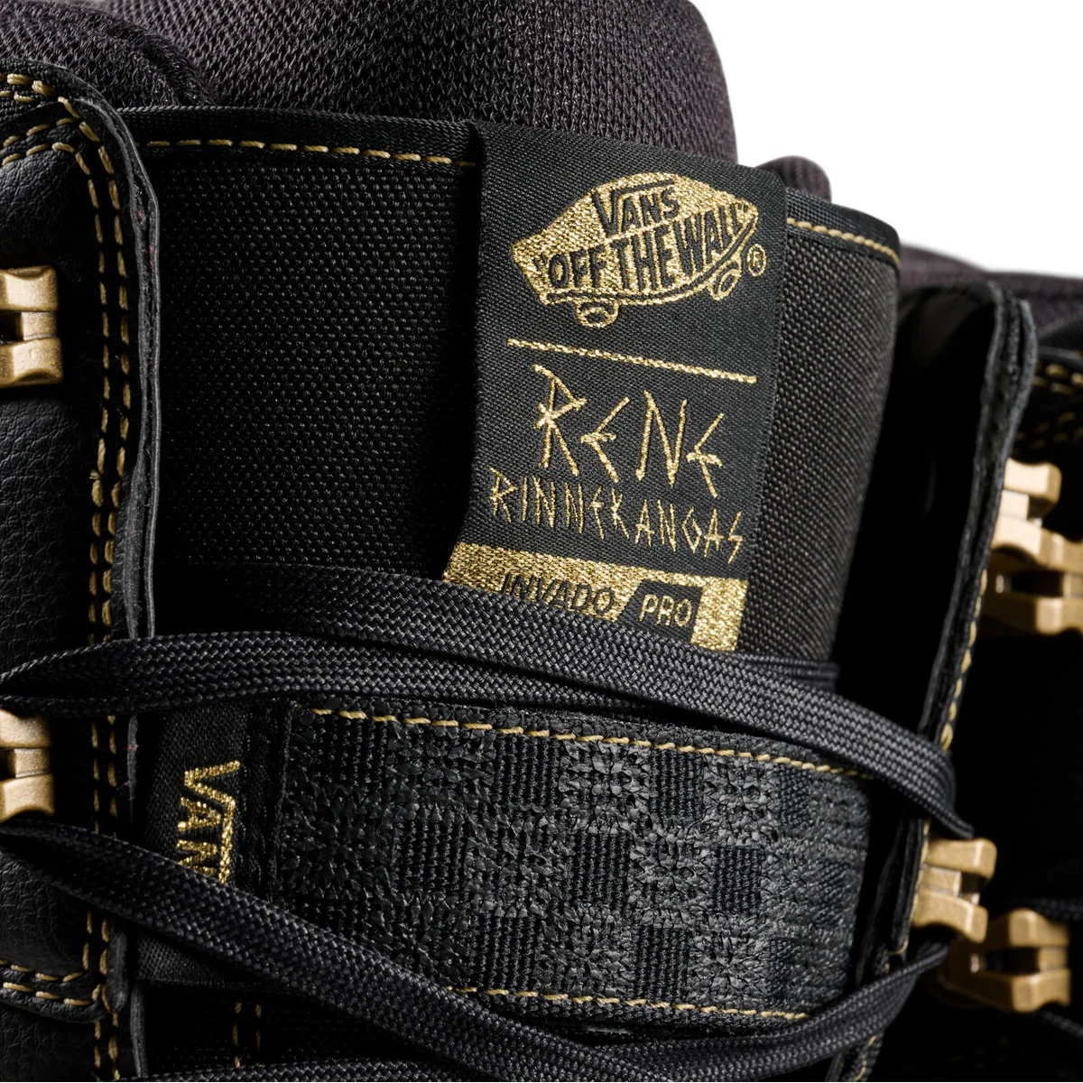 Vans Men's Invado Pro Boot Black/Gold 2026 - Image 5