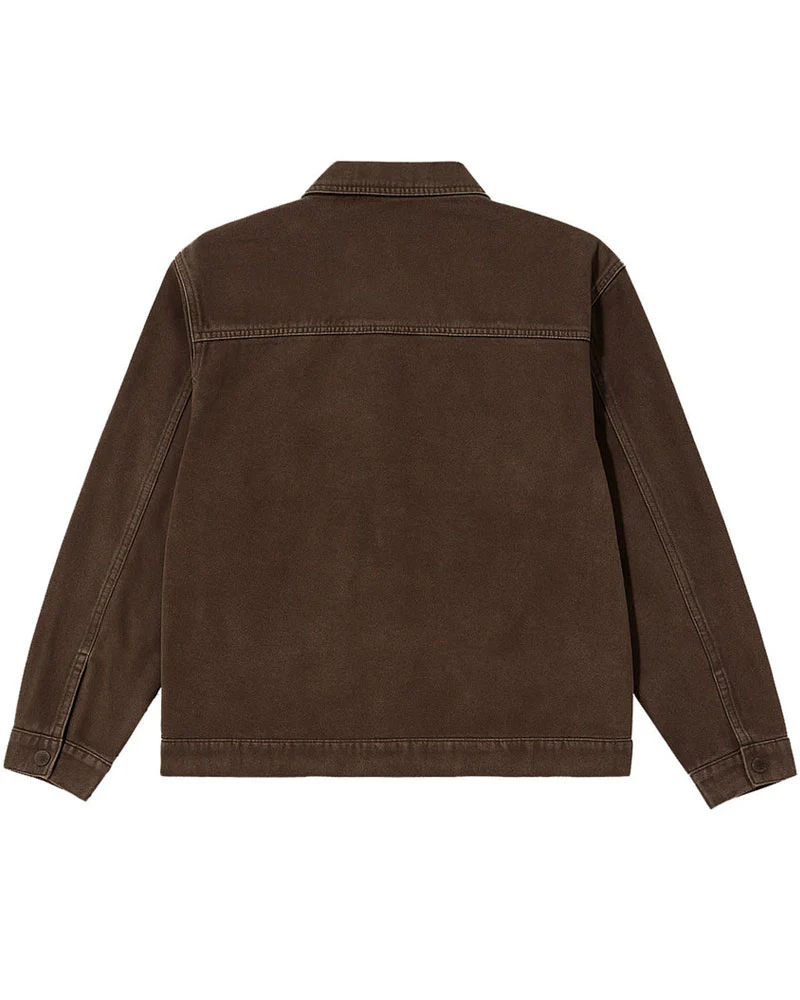 Vans Men's Skate Garage Denim Jacket Coal Brown - Image 2
