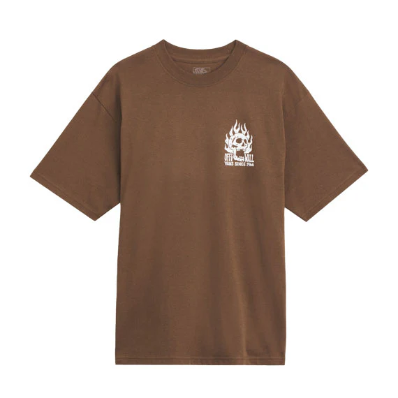 Vans Off The Wall Fever Short Sleeve T-Shirt Vintage Cocoa - Image 2