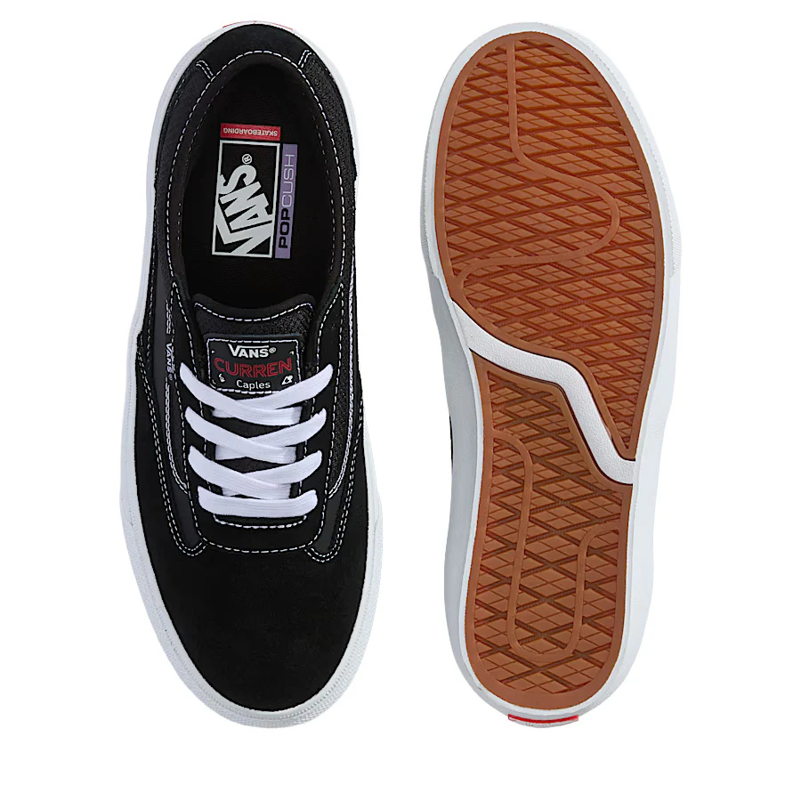 Vans Skate Curren Caples Shoe Gum Black/White - Image 5