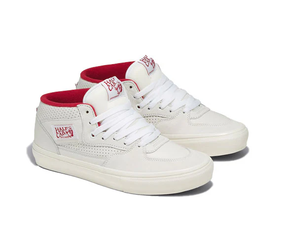 Vans Skate Half Cab - Vintage Sport White/Red - Image 2