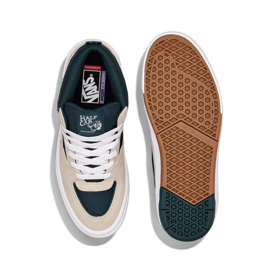 Vans Skate Half Cab Wafflecup Oatmeal/Deep Teal - Image 2