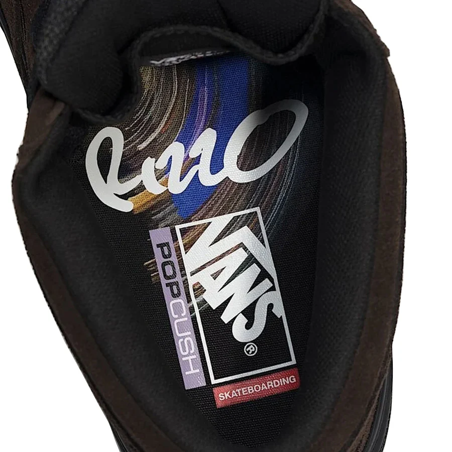 Vans Skate Half-Cab Wafflecup Shoe Rizzo Brown/Black - Image 5