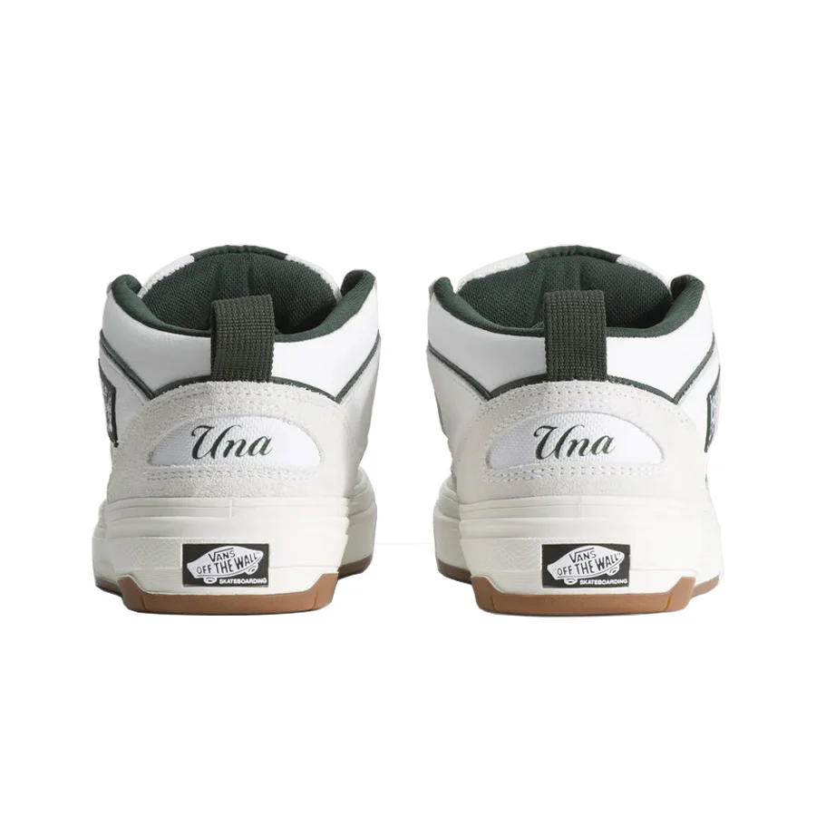 Vans Skate Half-Cab Wafflecup Shoe Una White/Gum - Image 5